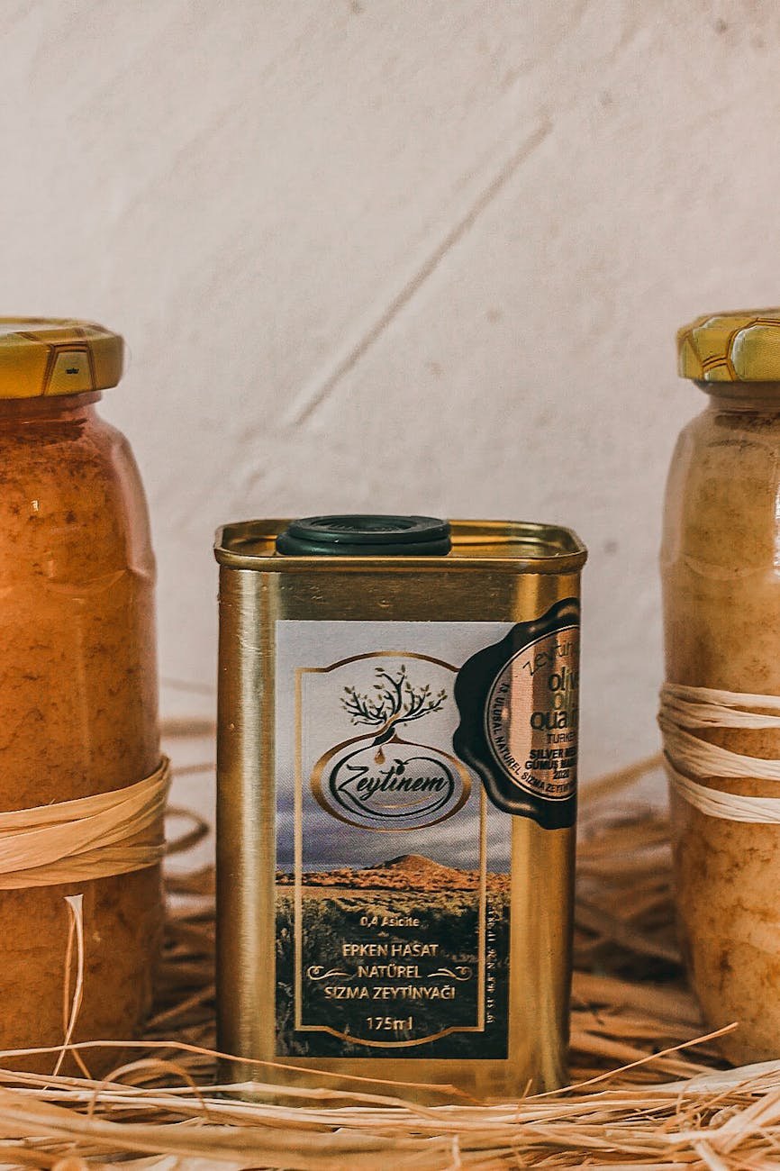 Preparation of handcrafted olive oil bottles